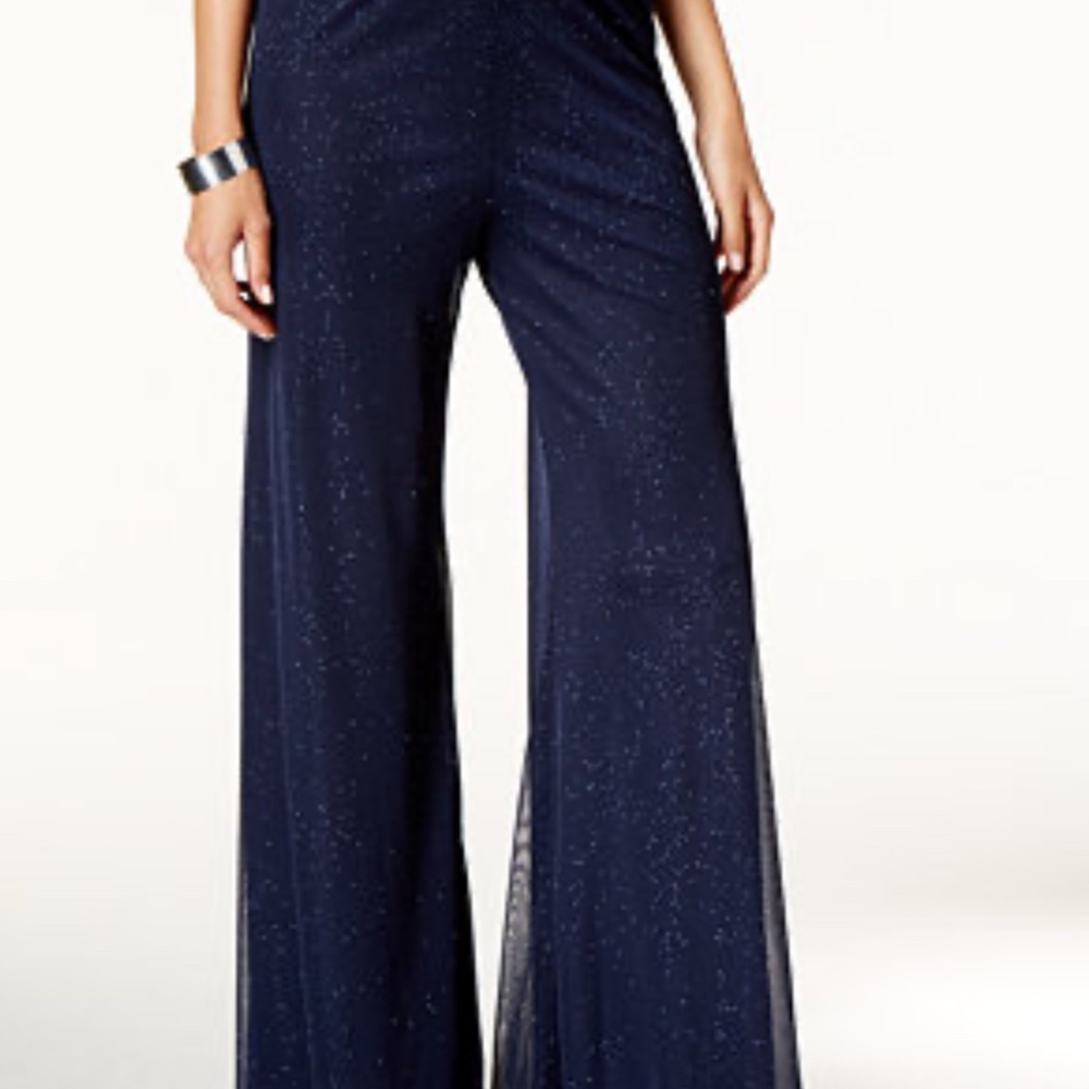 MSK sparkled palazzo pants, size L, from Macy’s